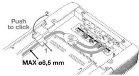 AUDISON LRx 5.1k - ■ Come far passare i cavi di segnale sotto l'amplificatore - 2