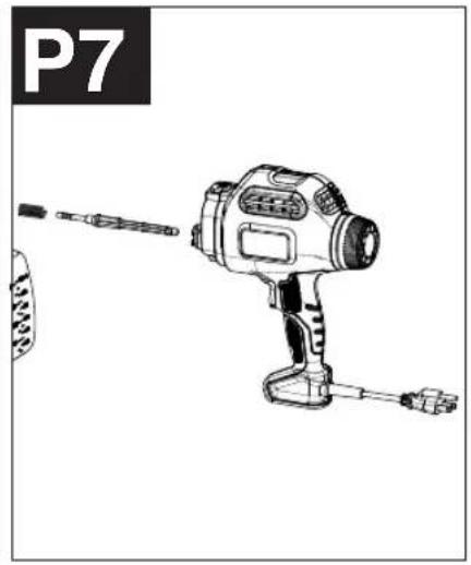BLACK & DECKER BDPS600 - POUR AMORCER LE NETTOYAGE : - 4