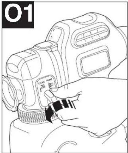 BLACK & DECKER BDPS600 - POUR AMORCER LE NETTOYAGE : - 2