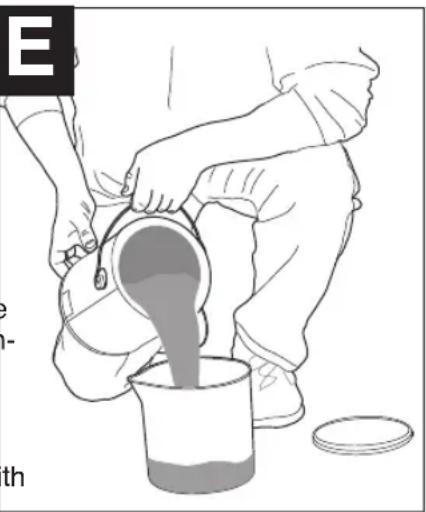 BLACK & DECKER BDPS600 - LIQUID MATERIAL PREPARATION - (FIGURES E, E1) - 1