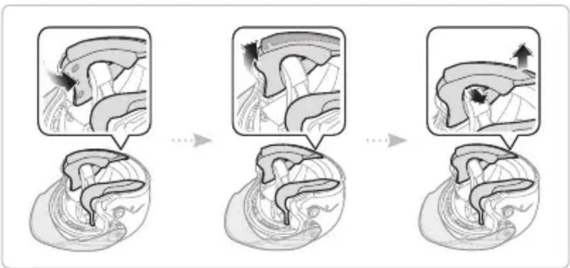 Sena Econo - Removing Cheek Pad - 1