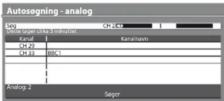 PANASONIC TX-L37E3E - [Autosøgning - analog] 5 Forindstillet download - 1