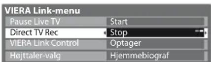 PANASONIC TX-L37E3E - ■ Stop af optagelse - 1