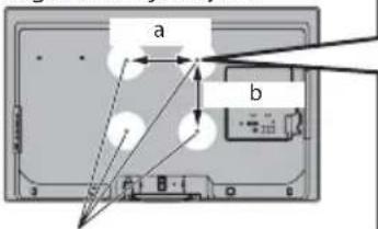 PANASONIC TX-L37E3E - Vægbeslag - 1