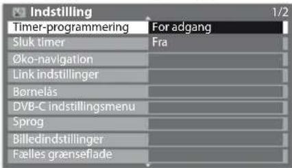 PANASONIC TX-L37E3E - Vælg [Timer-programmering] - 1