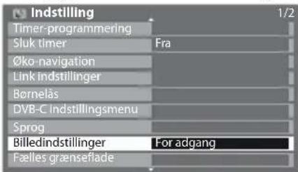 PANASONIC TX-L37E3E - Vælg [Billedindstillinger] - 1