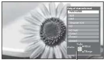 PANASONIC TX-L37E3E - Valg af skærmformat-liste - 2