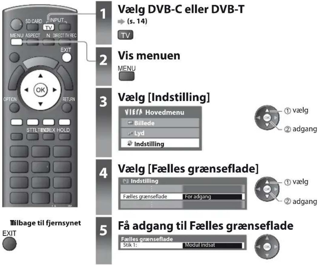 PANASONIC TX-L37E3E - Sæt Cl-modulet (ekstraudstyr) i - 1
