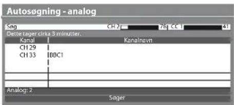 PANASONIC TX-L37E3E - Begynd Autosøgning (indstillinger udføres automatisk) - 6