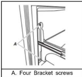 A. Four Bracket screws