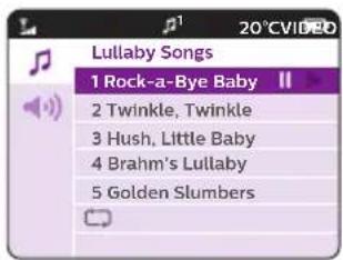 Lullaby Songs 1 Rock-a-Bye Baby 2 Twinkle, Twinkle 3 Hush, Little Baby 4 Brahm's Lullaby 5 Golden Slumbers