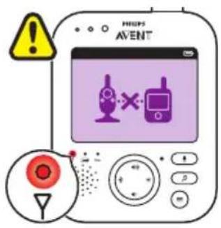 PHILIPS Avent SCD845 - Verbinden der Elterneinheit mit der Babyeinheit - 7