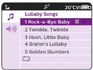 Lullaby Songs 1 Rock-a-Bye Baby 2 Twinkle, Twinkle 3 Hush, Little Baby 4 Brahm's Lullaby 5 Golden Slumbers