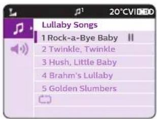 Lullaby Songs 1 Rock-a-Bye Baby 2 Twinkle, Twinkle 3 Hush, Little Baby 4 Brahm's Lullaby 5 Golden Slumbers