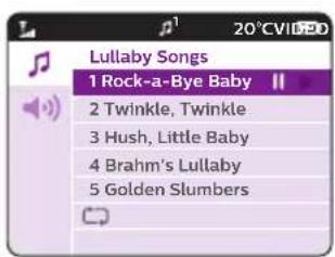 Lullaby Songs 1 Rock-a-Bye Baby 2 Twinkle, Twinkle 3 Hush, Little Baby 4 Brahm's Lullaby 5 Golden Slumbers