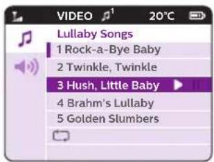 LULLABY SONGS 1 Rock-a-Bye Baby 2 Twinkle, Twinkle 3 Hush, Little Baby 4 Brahm's LULLABY 5 Golden Slumbers