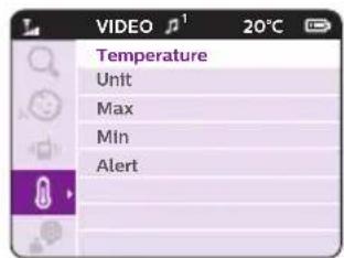 VIDEO Temperature Unit Max Min Alert