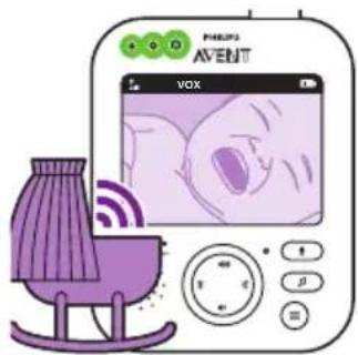 PHILIPS Avent SCD845 - VOX modu - 2