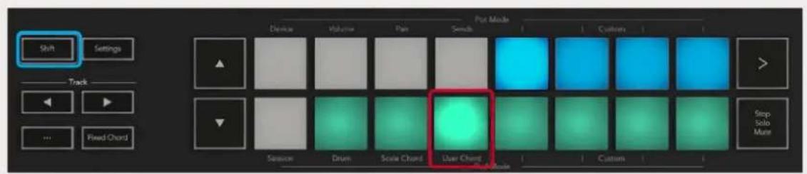 NOVATION Launchkey 61 MK3 - Brugerakkordtilstand - 1