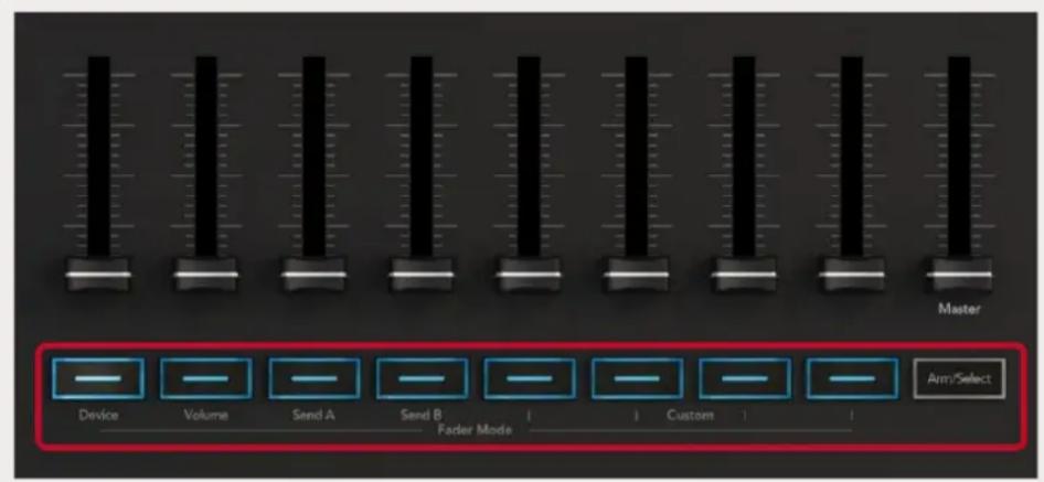 NOVATION Launchkey 25 MK3 - Pot-tilstande og fader-tilstande (49, 61, 88 nøgler) - 1