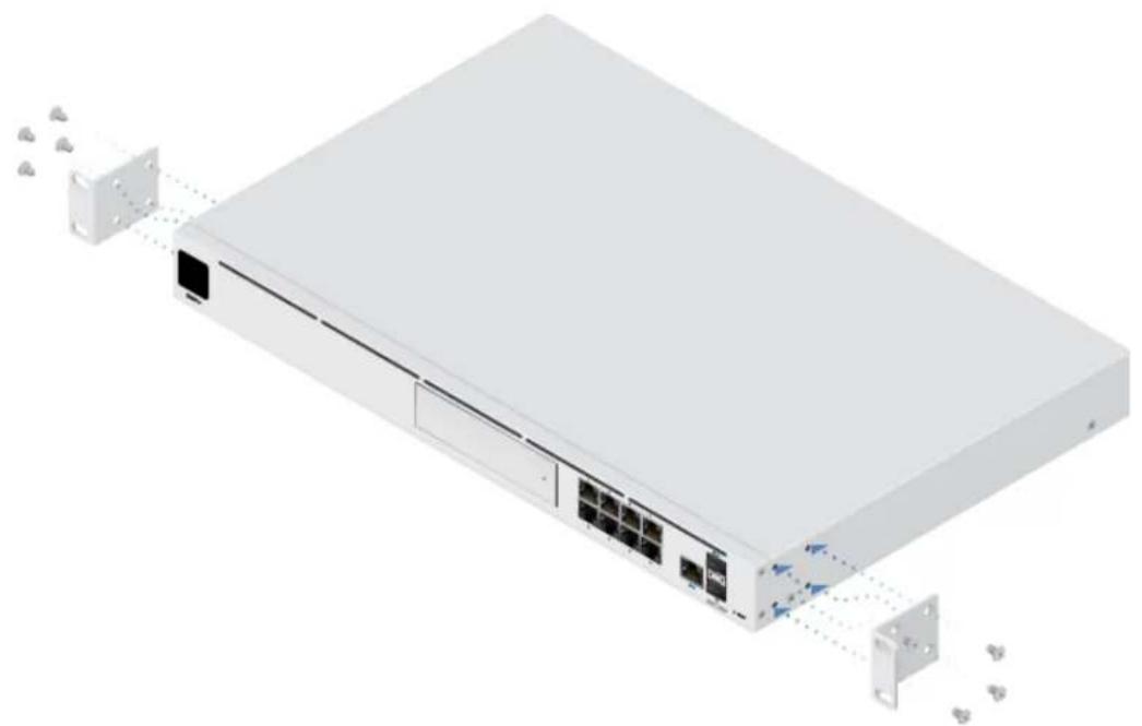 Isometric illustration of a network switch device with ports and connectors, showing internal structure and connection points (no text or symbols)