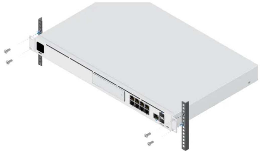 3D rendering of a server rack unit with ports and connectors, showing front panel and side connectors (no text or symbols visible)