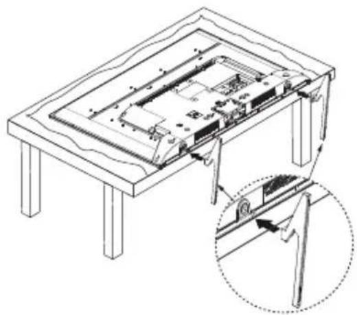 PANASONIC TX-55HX603E - Montáž podstavca - 1