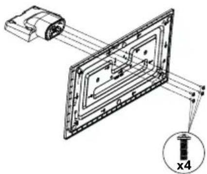 PANASONIC TX-55HX580E - Сглобяване на пиедестала - 1