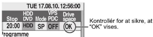 PANASONIC DMR-EH53 - Try k p å [OK]. - 2