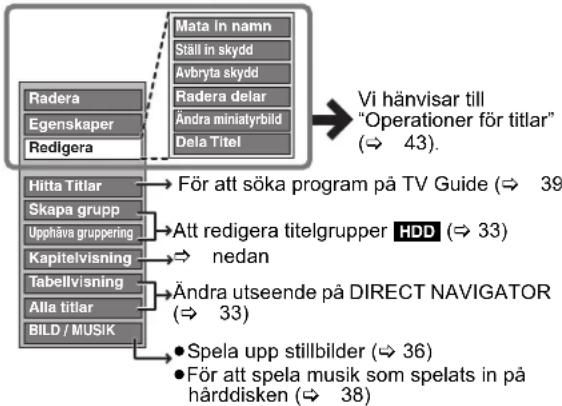 PANASONIC DMR-EH53 - Tryck på [▲, ▼] för att välja önskad operation och tryck på [OK]. - 1