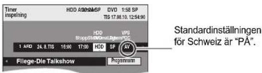 Timer inspelting HDD ADDMSP DVD 1:58 SP TIS 17.08.10, 12:54:00 HDD Stoppflicht/Normal Release 1 APO 24.8.TIS 18:00 17:30 HDD SP AV Filege-Die Talkshow Programm
