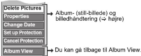 PANASONIC DMR-EH53 - ■ Sådan redigeres still-billeder - 1