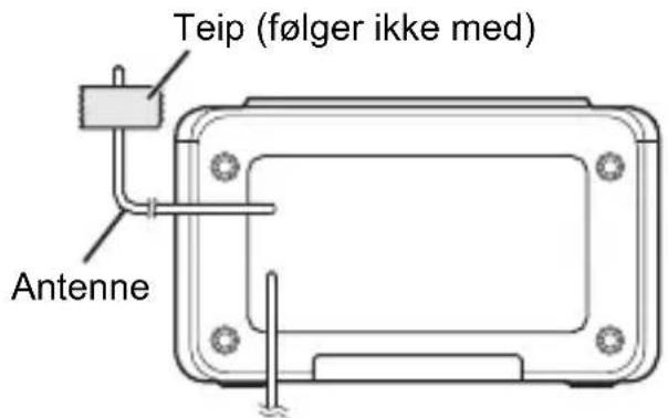 Teip (følger ikke med) Antenne