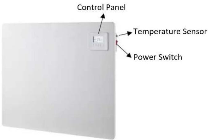 Control Panel Temperature Sensor Power Switch