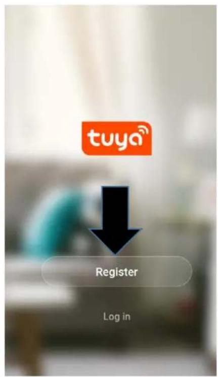tuya Register Log in