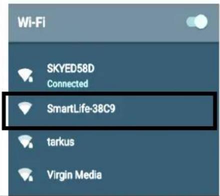 Wi-Fi SKYED58D Connected SmartLife-38C9 tarkus Virgin Media