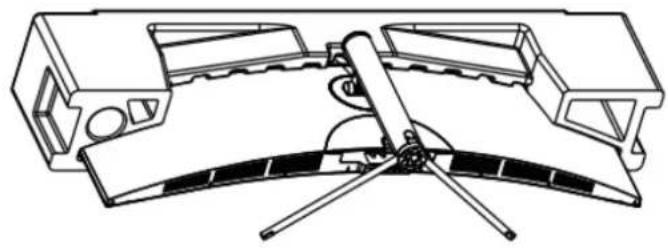 ElectriQ eiQ-49SUWD144FSHQ - ATTACHING THE STAND - 2