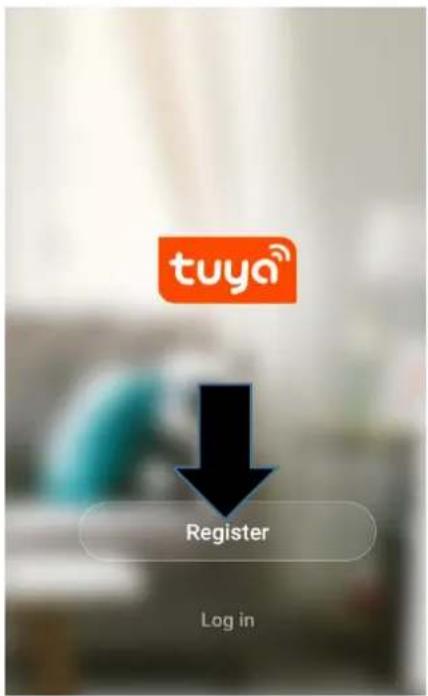 tuya Register Log in