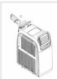 ElectriQ AIRFLEX15W - COOLING WHEN THE AIR CONDITIONER IS PLACED INDOORS (NORMAL OPERATION) - 2