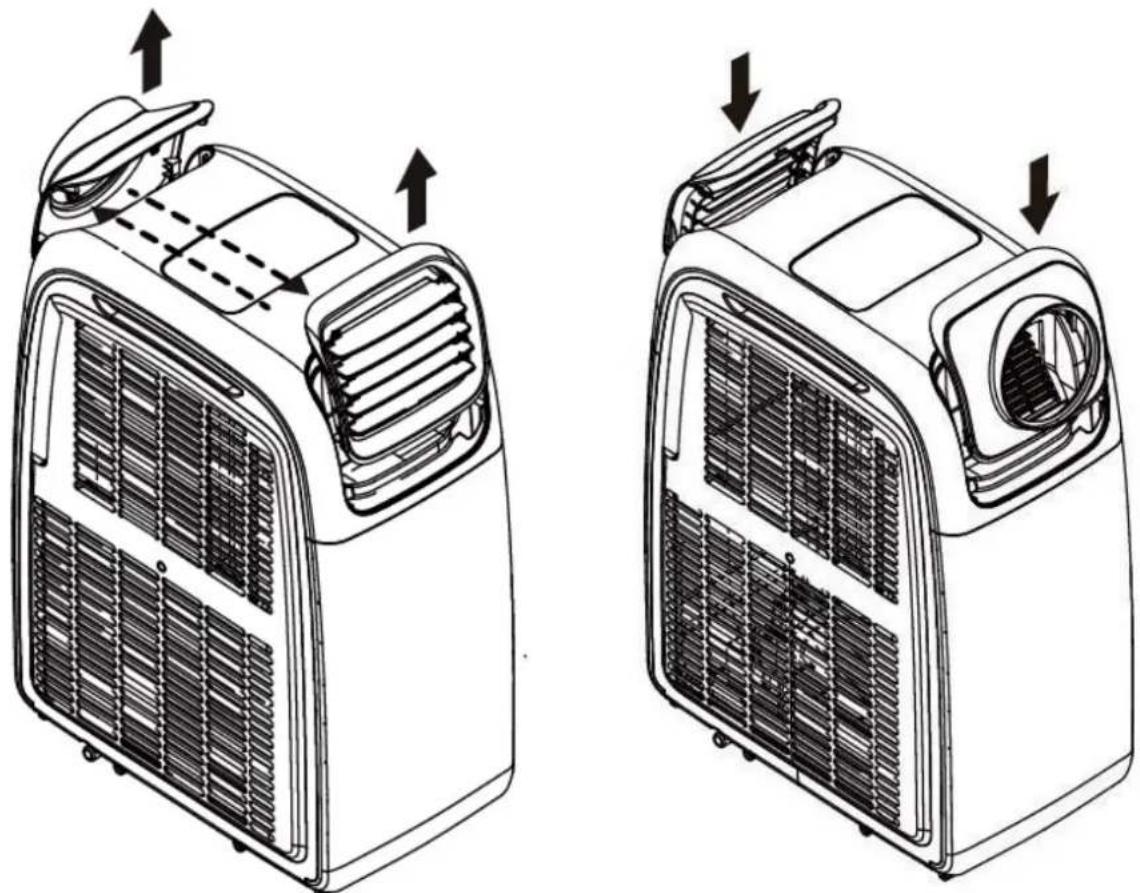 ElectriQ AIRFLEX15W - ATTACHING THE HOSE - 2