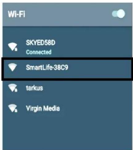 Wi-Fi SKYED58D Connected SmartLife-38C9 tarkus Virgin Media