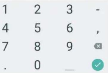 1 2 3 - 4 5 6 , 7 8 9 ✗ . 0 _ ✓