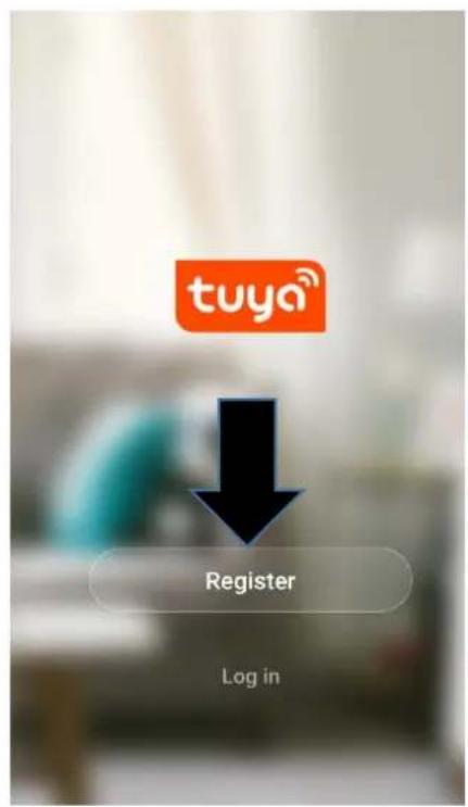 tuya Register Log in