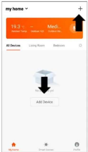 my home 19.3 ° Outdoor Temp Outdoor AQI Medi... Outdoor No. All Devices Living Room Bedroom No devices yet Add Device My Home Smart Games Profile
