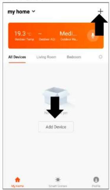 my home 19.3 °C — Medi... Outdoor Temp Outdoor AD Outdoor Hi... All Devices Living Room Bedroom No change yet Add Device My Home Smart Scatters Profile