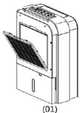 ElectriQ DESD9LW - CARBON FILTER (OPTIONAL) - 1