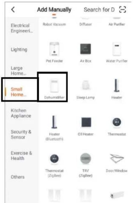Add Manually Electrical Engineeri... Robot Vacuum Diffuser Air Purifier Lighting Pet Feeder Air Box Water Purifier Large Home... Small Home... Dehumidifier Sleep Lamp Heater Kitchen Appliance Heater (Bluetooth) Oil Heater Thermostat Security & Sensor Exercise & Health Thermostat (ZigBee) TRV (ZigBee) Door/Window Others