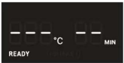 000 °C 00 MIN READY (MAX)