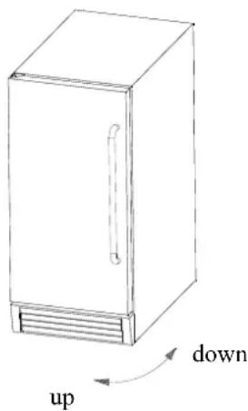 Summit BIM44GADA - Leveling the Ice Maker - 1