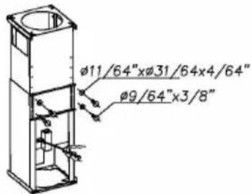 Ø11/64"xØ31/64x4/64" Ø9/64"x3/8"